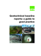 Image for Geotechnical baseline reports  : a good practice guide