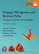 Image for Strategic management and business policy  : globalization, innovation and sustainability