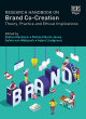Image for Research handbook on brand co-creation  : theory, practice and ethical implications
