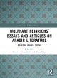 Image for Wolfhart Heinrichs&#39; essays and articles on Arabic literature: General issues, terms