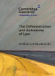 Image for The differentiation and autonomy of law