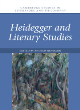 Image for Heidegger and literary studies