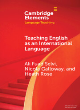 Image for Teaching English as an international language