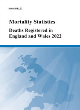 Image for Mortality Statistics Deaths Registered in England and Wales in 2022