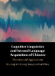 Image for Cognitive linguistics and second language acquisition of Chinese  : theories and applications