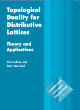 Image for Topological duality for distributive lattices  : theory and applications