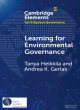 Image for Learning for environmental governance  : insights for a more adaptive future