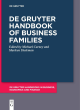 Image for De Gruyter Handbook of Business Families