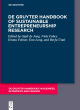 Image for De Gruyter handbook of sustainable entrepreneurship research
