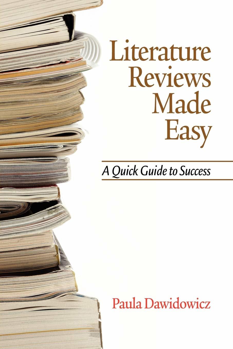 Literature Reviews Made Easy by DAWIDOWICZ, PAULA (9781617351914 ...