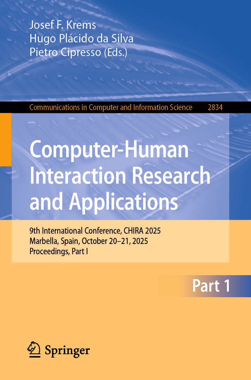 Image for Computer-Human Interaction Research and Applications