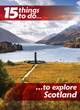Image for 15 things to do ... to explore Scotland