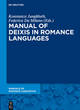 Image for Manual of deixis in romance languages