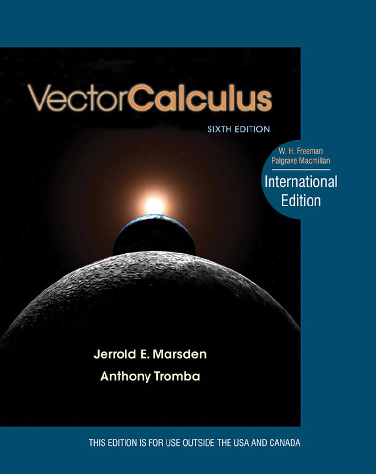 Marsden and tromba vector calculus 6th edition pdf