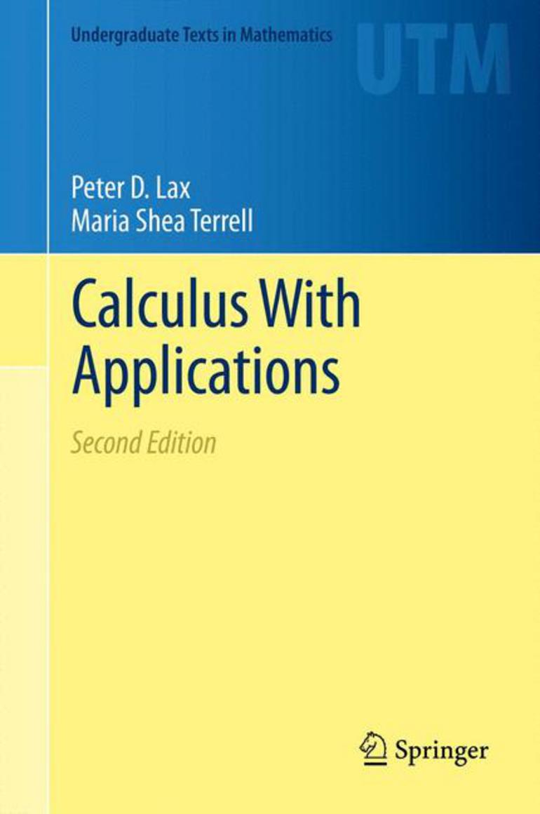 Calculus With Applications - Peter D. Lax|Maria Shea Terrell - Macmillan  International Higher Education