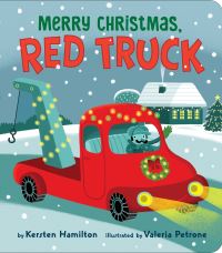 Jacket Image For: Merry Christmas, Red Truck