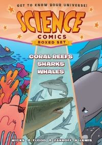 Jacket Image For: Science Comics Boxed Set: Coral Reefs, Sharks, and Whales
