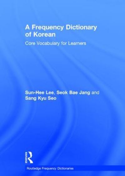 A Frequency Dictionary of Korean