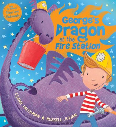 George's dragon at the fire station