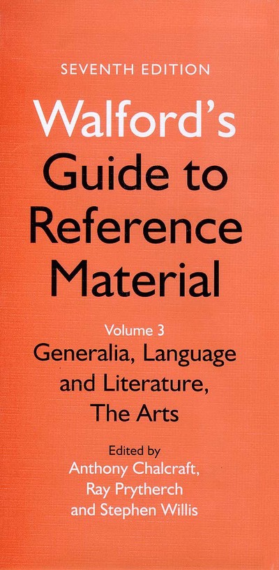 Walford's Guide to Reference Material by A. J. Walford