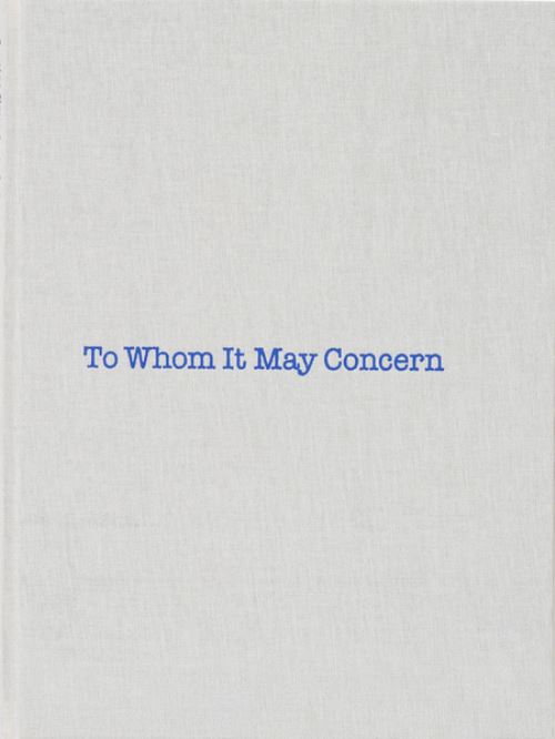 To Whom It May Concern