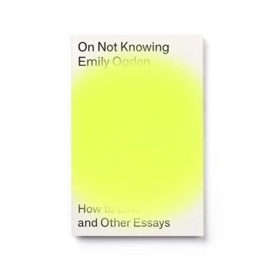 Jacket image for On not knowing