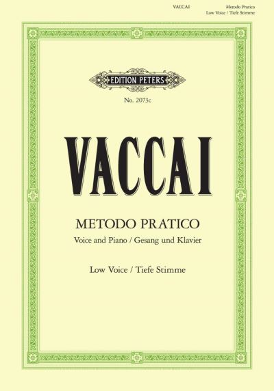 Metodo Pratico Di Canto Italiano For Voice and Piano (Low Vo