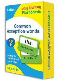 Common Exception Words Flashcards (Collins Easy Learning KS1)
