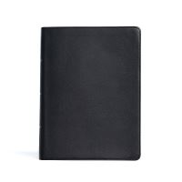 CSB Life Counsel Bible, Black Genuine Leather, Indexed