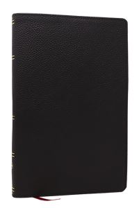 NKJV, Personal Size New Testament, Black Genuine Leather, Red Letter, Comfort Print