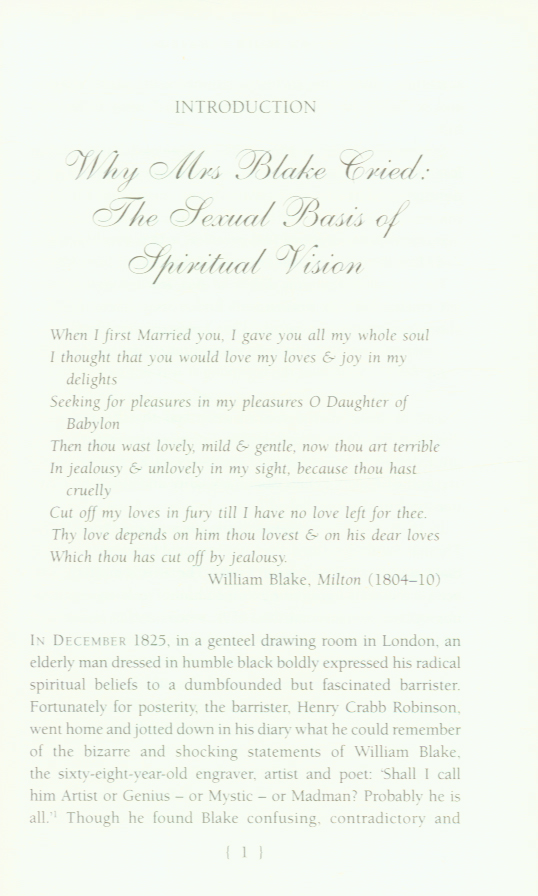 Why Mrs Blake Cried by Schuchard, Marsha Keith (9780712620161) | Browns ...