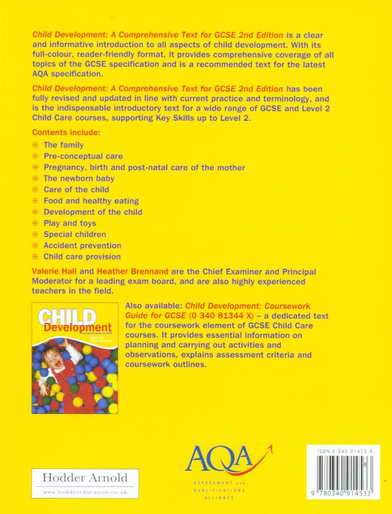 Child development a comprehensive text for GCSE by Brennand, Heather