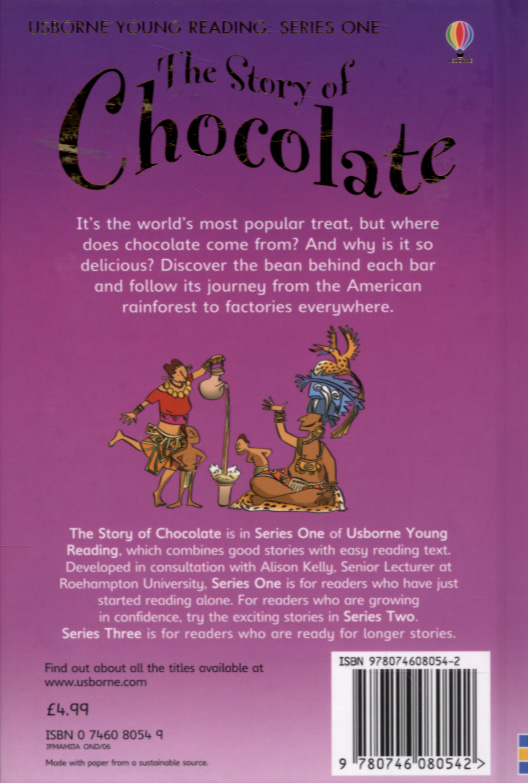 Chocolate story promo book