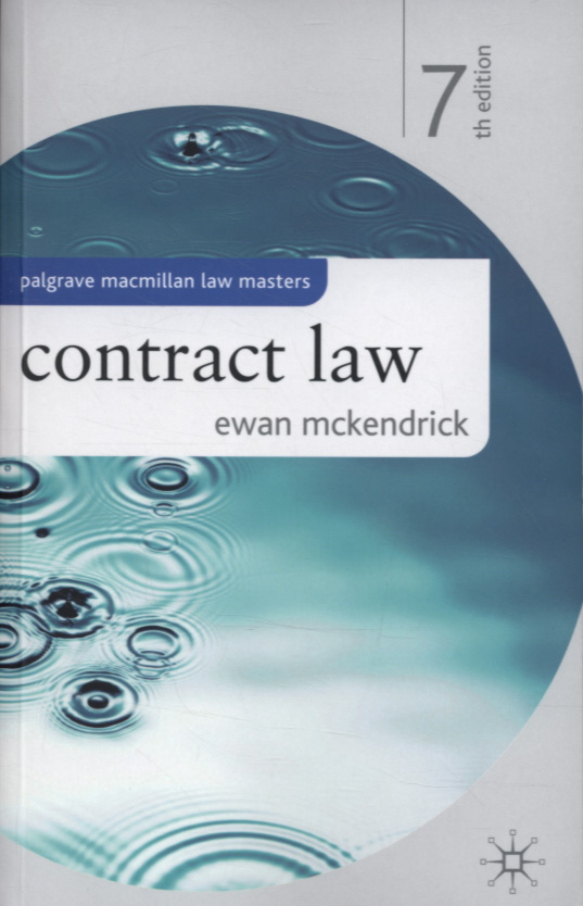 Contract law by McKendrick, Ewan (9780230018839) BrownsBfS