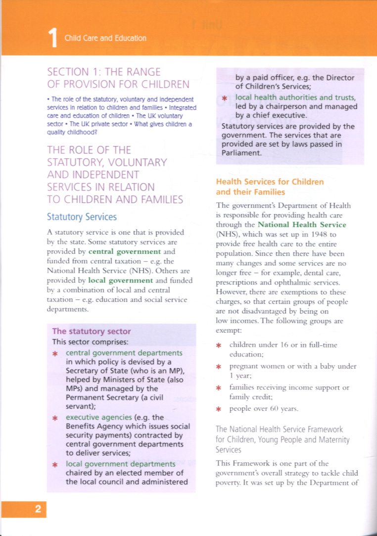 CACHE level 3 award/certificate/diploma in child care and education by