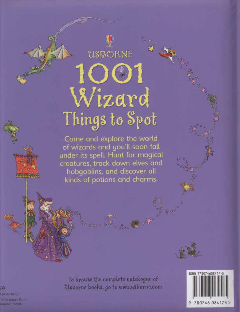 1001 Wizard Things To Spot By Doherty Gillian 9780746084175 Brownsbfs