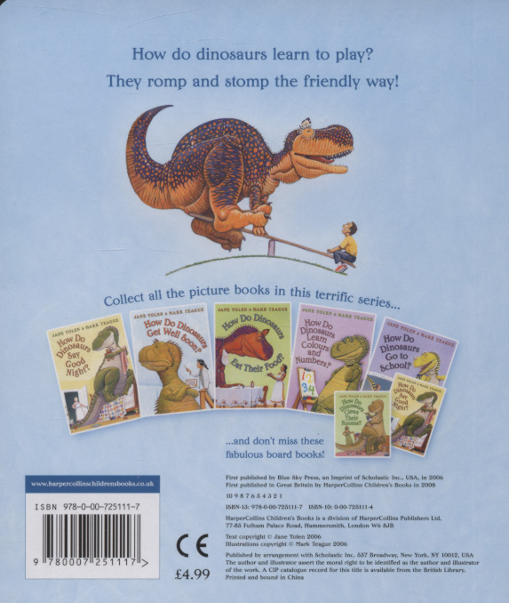 How do dinosaurs play with their friends? by Yolen, Jane (9780007251117