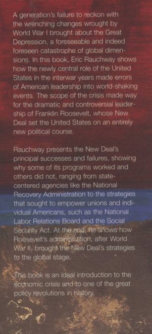 The Great Depression The New Deal A Very Short - 
