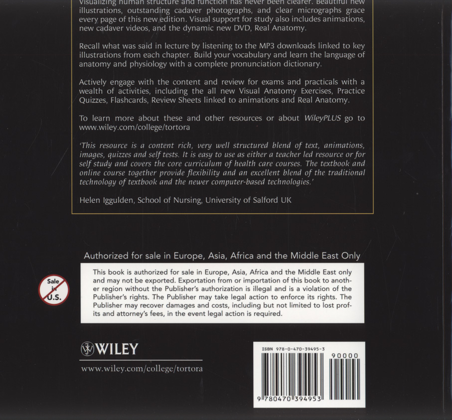 Principles of anatomy and physiology by Derrickson, Bryan H