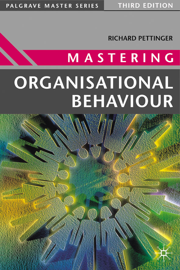 Mastering organisational behaviour by Pettinger, Richard (9780333792797