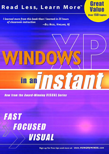 Windows XP in an Instant by Maran Graphics (9780764536250) | Browns Books