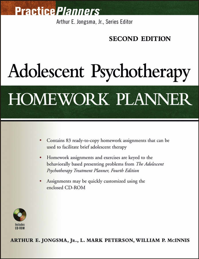 psychotherapy homework planner