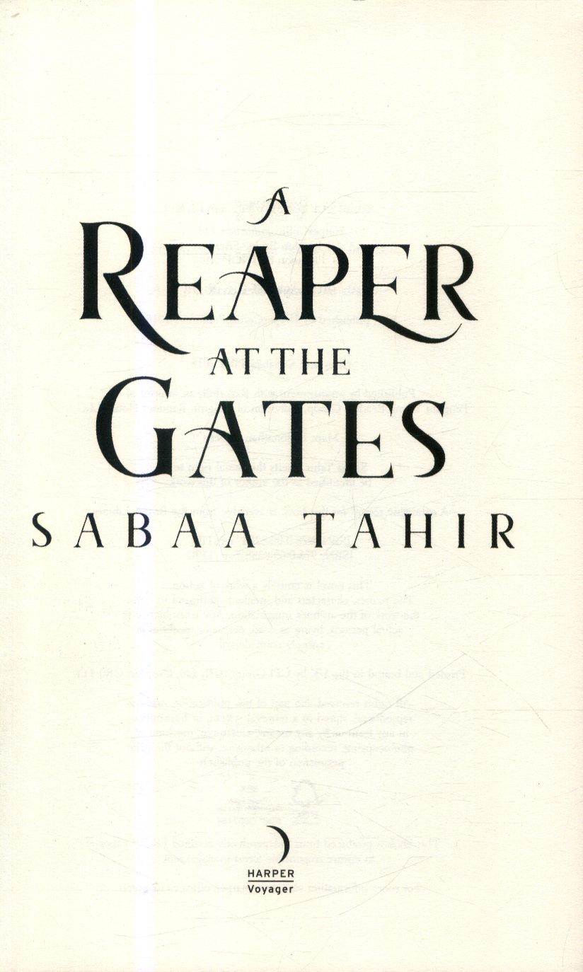 A reaper at the gates by Tahir, Sabaa (9780008288754) BrownsBfS