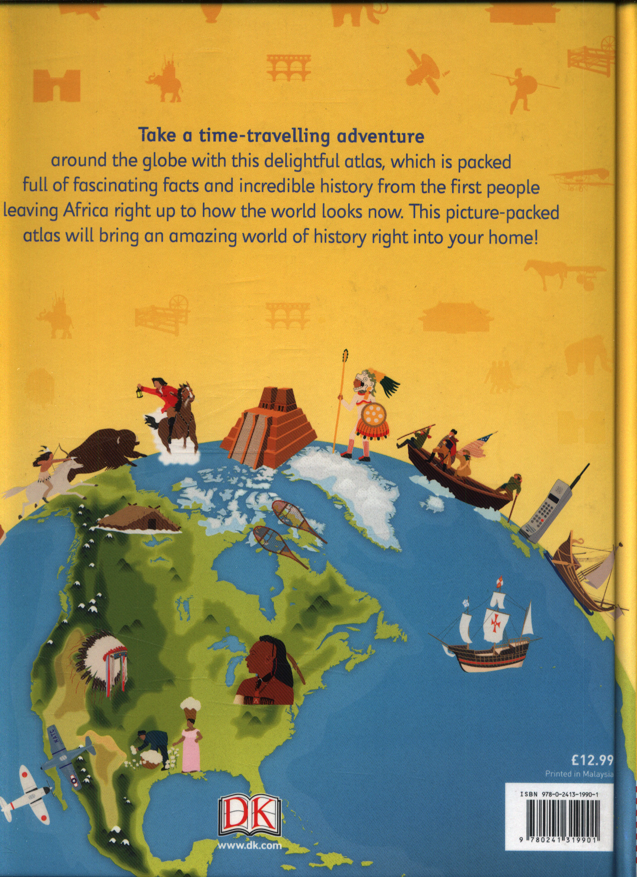 Children's illustrated history atlas by DK (9780241319901) BrownsBfS