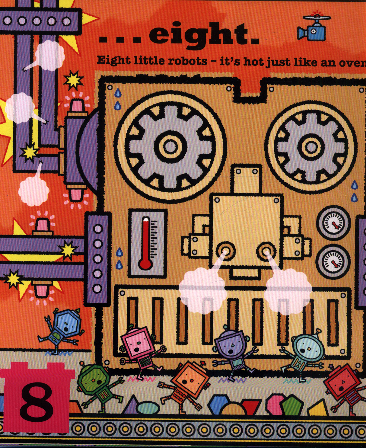 ten little robots