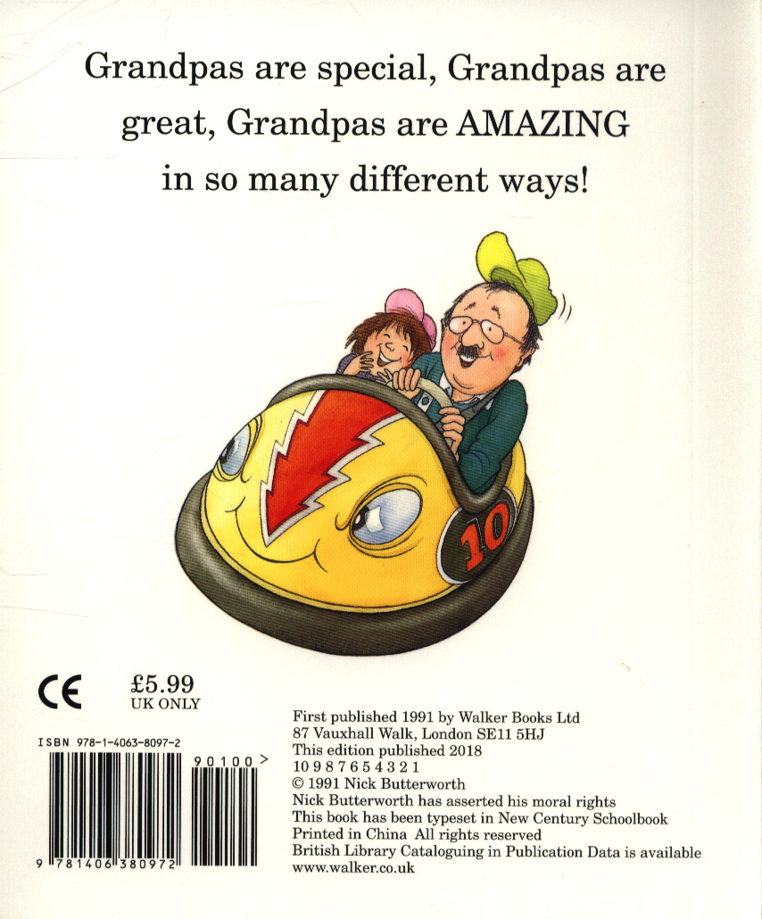 My grandpa is amazing by butterworth nick 9781406380972 brownsbfs