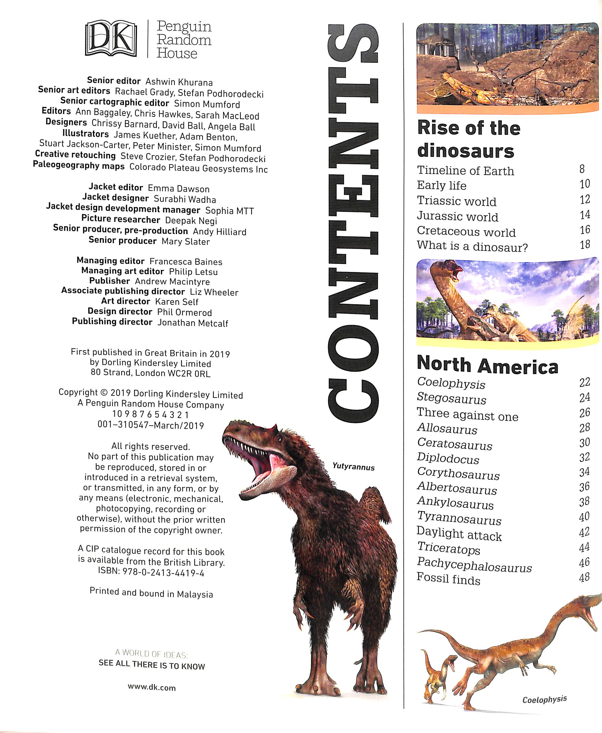 Dinosaurs And Other Prehistoric Life By Barker Chris - 