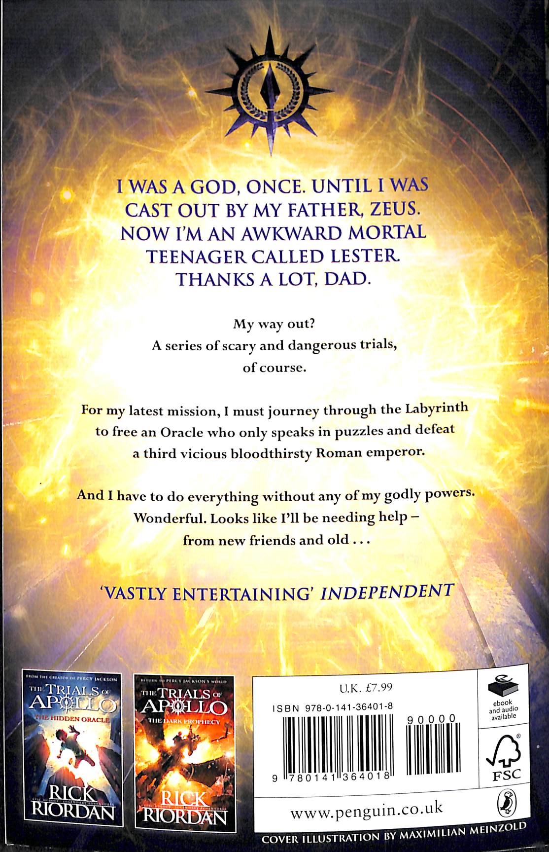 The burning maze by Riordan, Rick (9780141364018) BrownsBfS