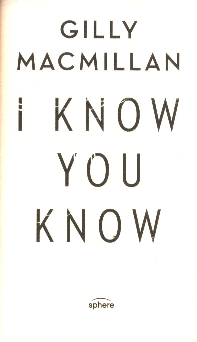 i know you book review