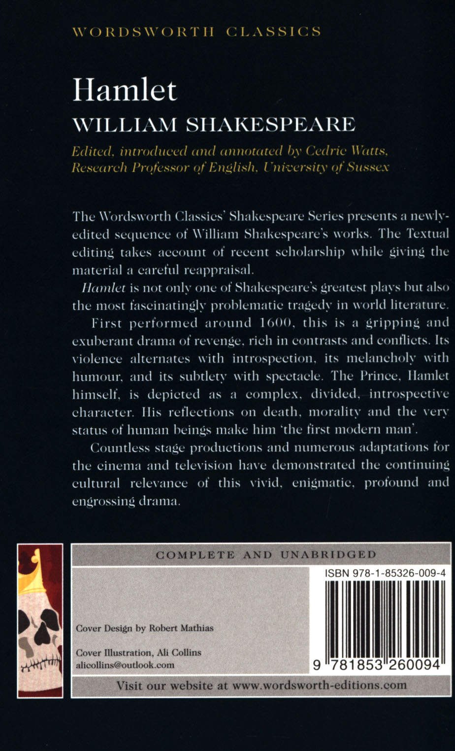 Hamlet by Shakespeare, William (9781853260094) BrownsBfS